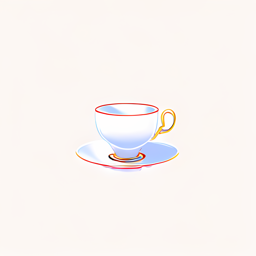 hand-painted porcelain teacup