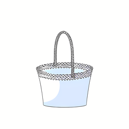 hand-woven basket