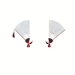 traditional asian hand fans